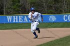 Baseball vs Suffolk  Wheaton College Baseball vs Suffolk University. - (Photo by Keith Nordstrom) : Wheaton, baseball